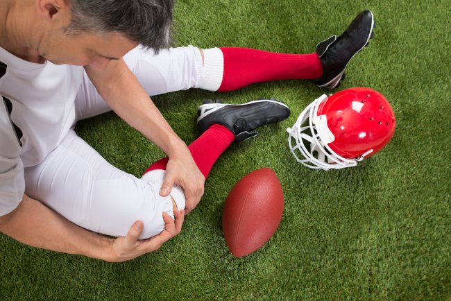 football sports injury
